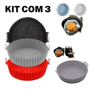 Kit Forma de Silicone Air Fryer