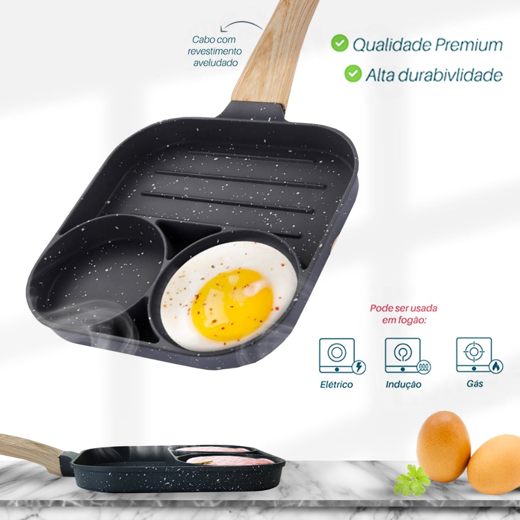 Frigideira Antiaderente 3 Em 1