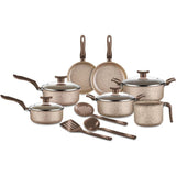 Jogo de Panelas 10 Peças Antiaderente Vanila Bianco D’Itália