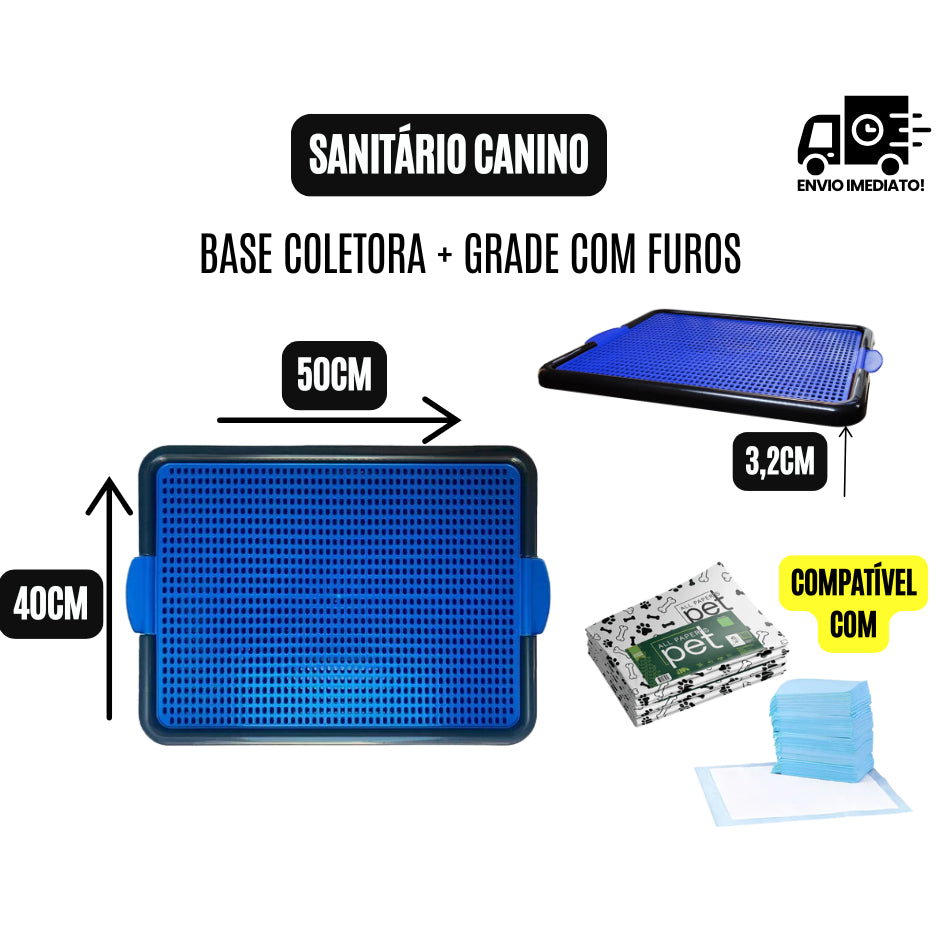 Kit Sanitário Pet + Educador Pet Xixi Sim Xixi Não