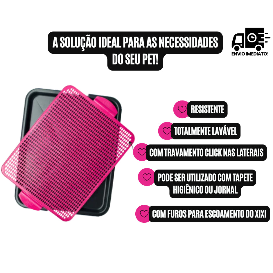 Kit Sanitário Pet + Educador Pet Xixi Sim Xixi Não