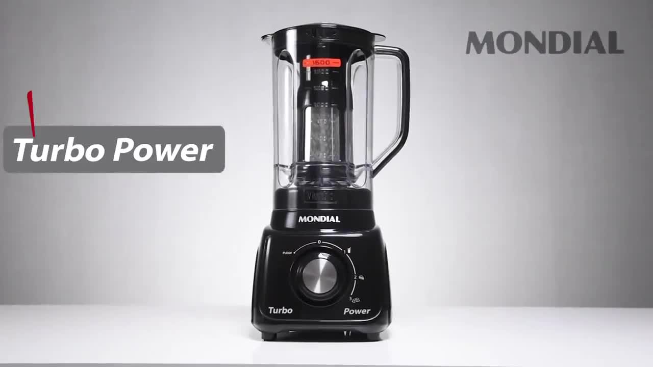 Liquidificador Mondial Turbo 3 Velocidades