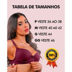 Kit c/3 Sutiã de Microfibra Com Bojo