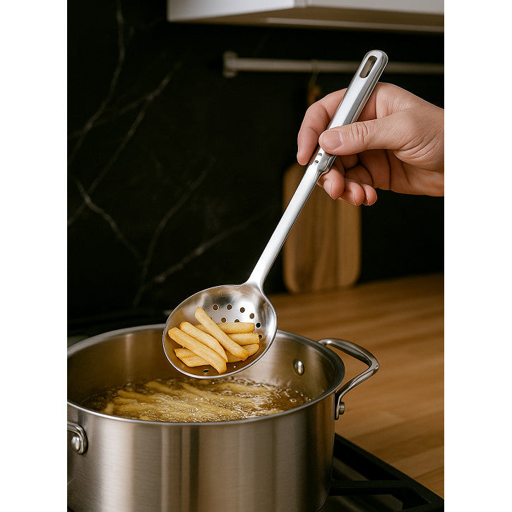 Kit Utensílios Cozinha Aço Inox 304 Profissional