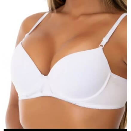 Kit c/3 Sutiã de Microfibra Com Bojo